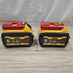 AS-IS DEWALT FLEXVOLT 20-Volt/60-Volt MAX Lithium-Ion 6.0Ah Battery Pack (2-Pack)