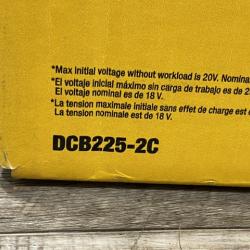 NEW - DEWALT 20V MAX Lithium-Ion Battery Kit with 5.0Ah and 2.0Ah Battery and Charger