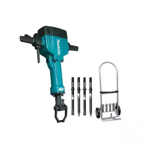 DALLAS LOCATION - Makita 15 Amp 1-1/8 in. Hex Corded 70 lb. AVT Breaker Hammer with Anti-Vibration Technology  Cart and (4) Bits