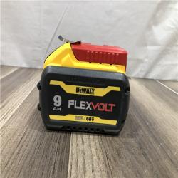 AS-IS DEWALT 20V/60V MAX FLEXVOLT Lithium-Ion 9.0Ah Battery and Charger Starter Kit