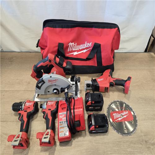 AS-IS Milwaukee M18 18V Cordless 4-Tool Combo Kit