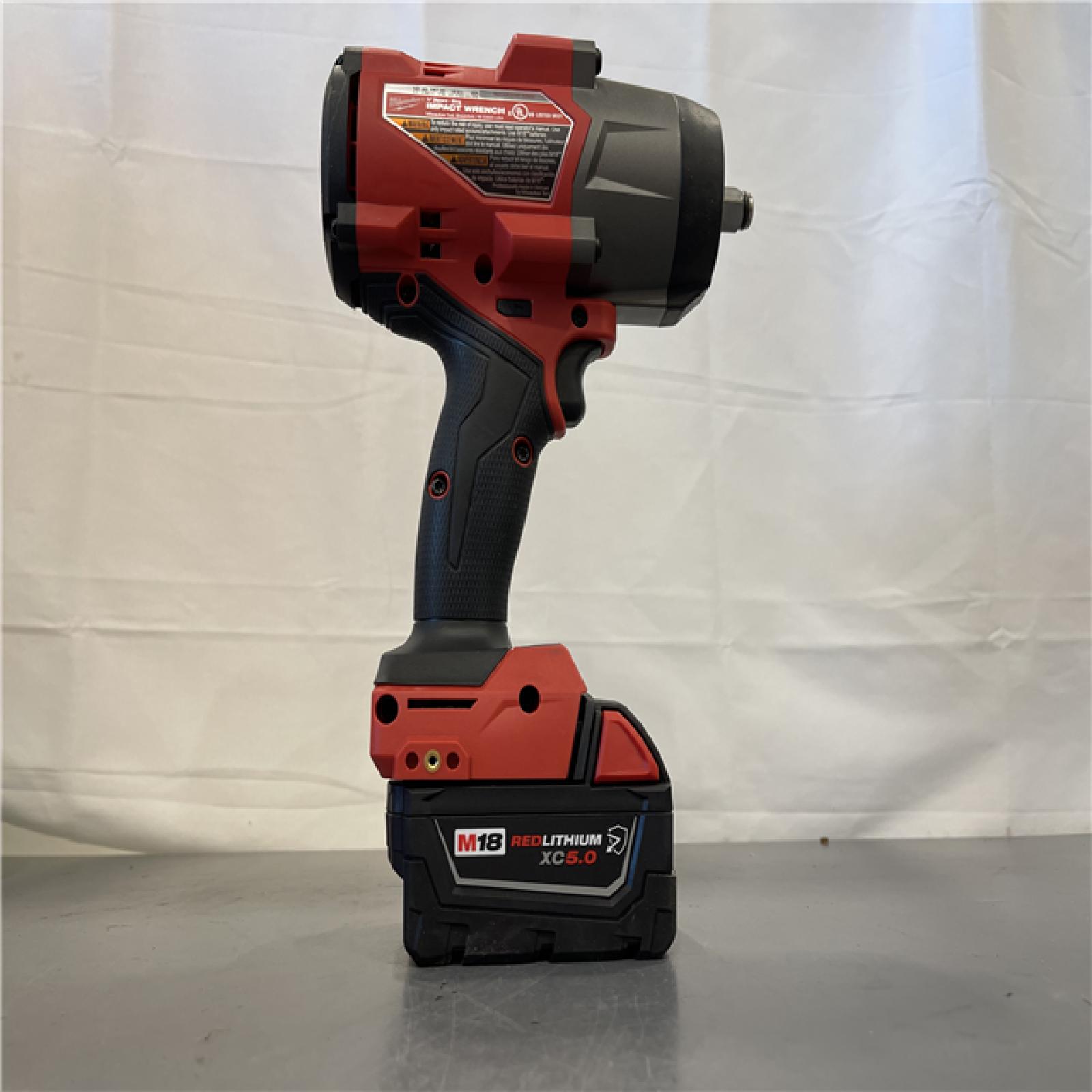 AS-IS - Milwaukee M18 1/2 in. Cordless Brushless High Torque Impact Wrench Kit
