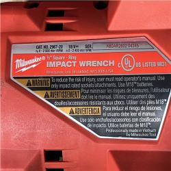 Houston Location AS-IS Milwaukee FUEL 18V Lithium-Ion Brushless Cordless 1/2 in. Impact Wrench with Friction Ring (Tool-Only)