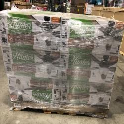 DALLAS LOCATION -NEW! Hunter Channing 54 in. Hunter Express Indoor Noble Bronze Ceiling Fan with Remote and Light Kit Included PALLET-(18 UNITS)