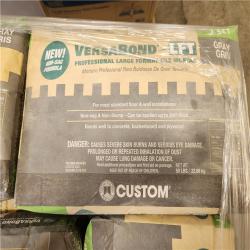 Phoenix NEW Custom Building Products VersaBond-LFT 50 lb. Gray Professional Medium Bed Large Format Tile Mortar Pallet of 35