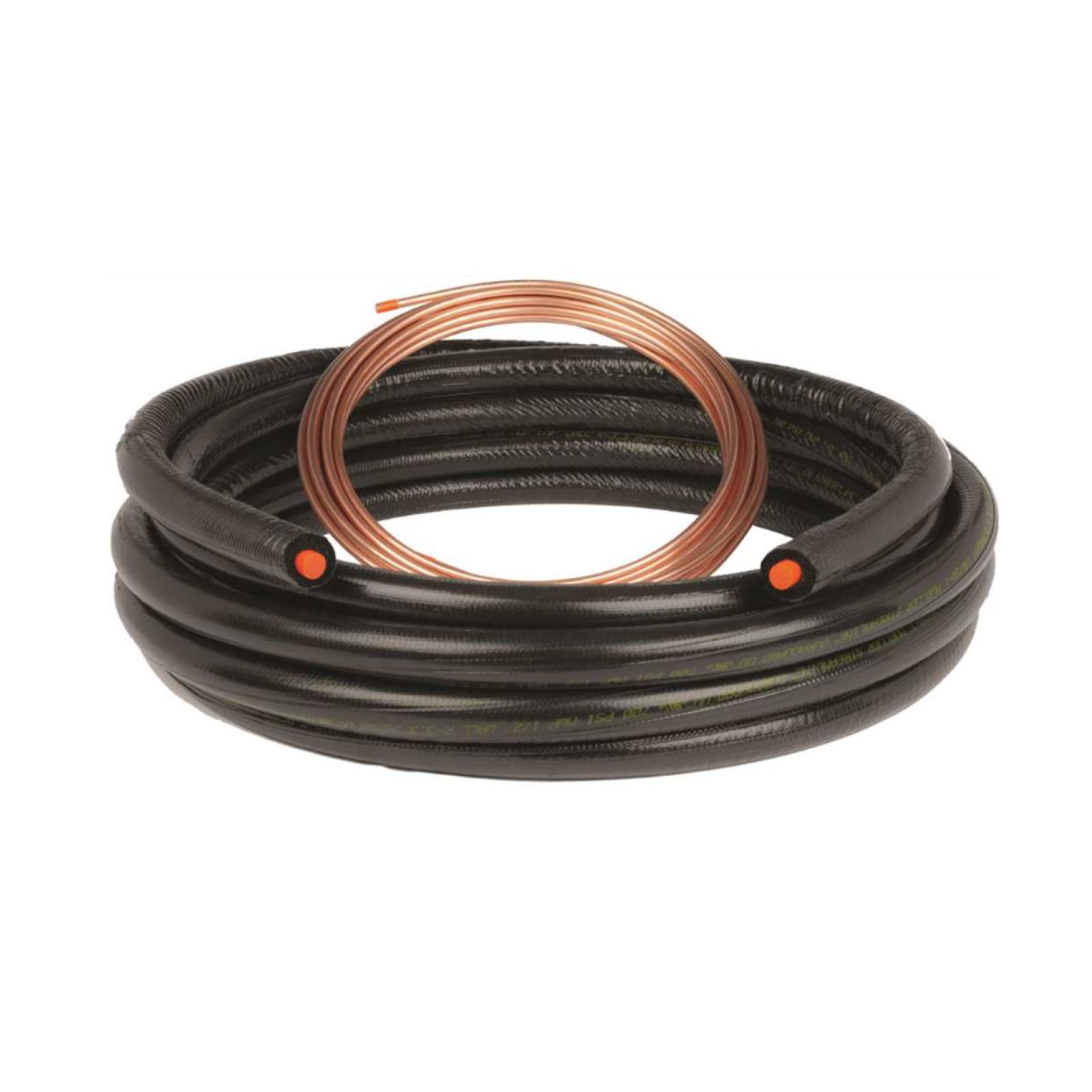 DALLAS LOCATION- Mueller Streamline 01020500C 5/8 In. X 1/2 In. X 50 Ft. Air Conditioner Uv Duraguard Line Set (LOT OF 4)