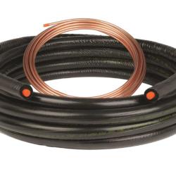 DALLAS LOCATION- Mueller Streamline 01020500C 5/8 In. X 1/2 In. X 50 Ft. Air Conditioner Uv Duraguard Line Set (LOT OF 4)