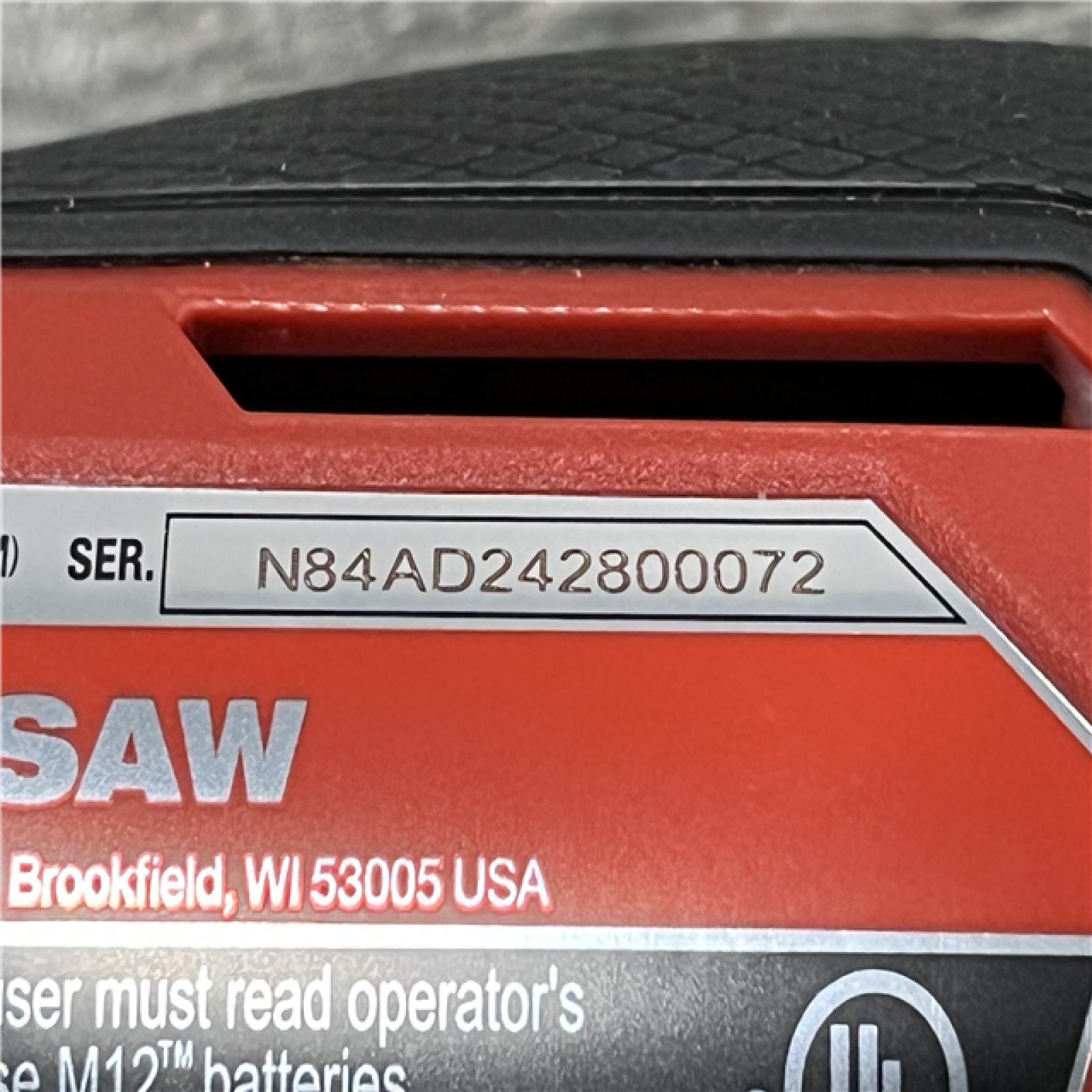AS-IS Milwaukee 12V Fuel Lithium-Ion Cordless Jig Saw (Tool-Only)