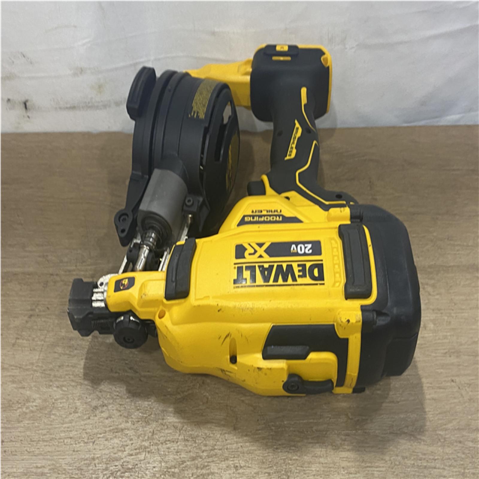AS-IS DEWALT 20V MAX 15-Degree Electric Cordless Roofing Nailer (Tool Only)