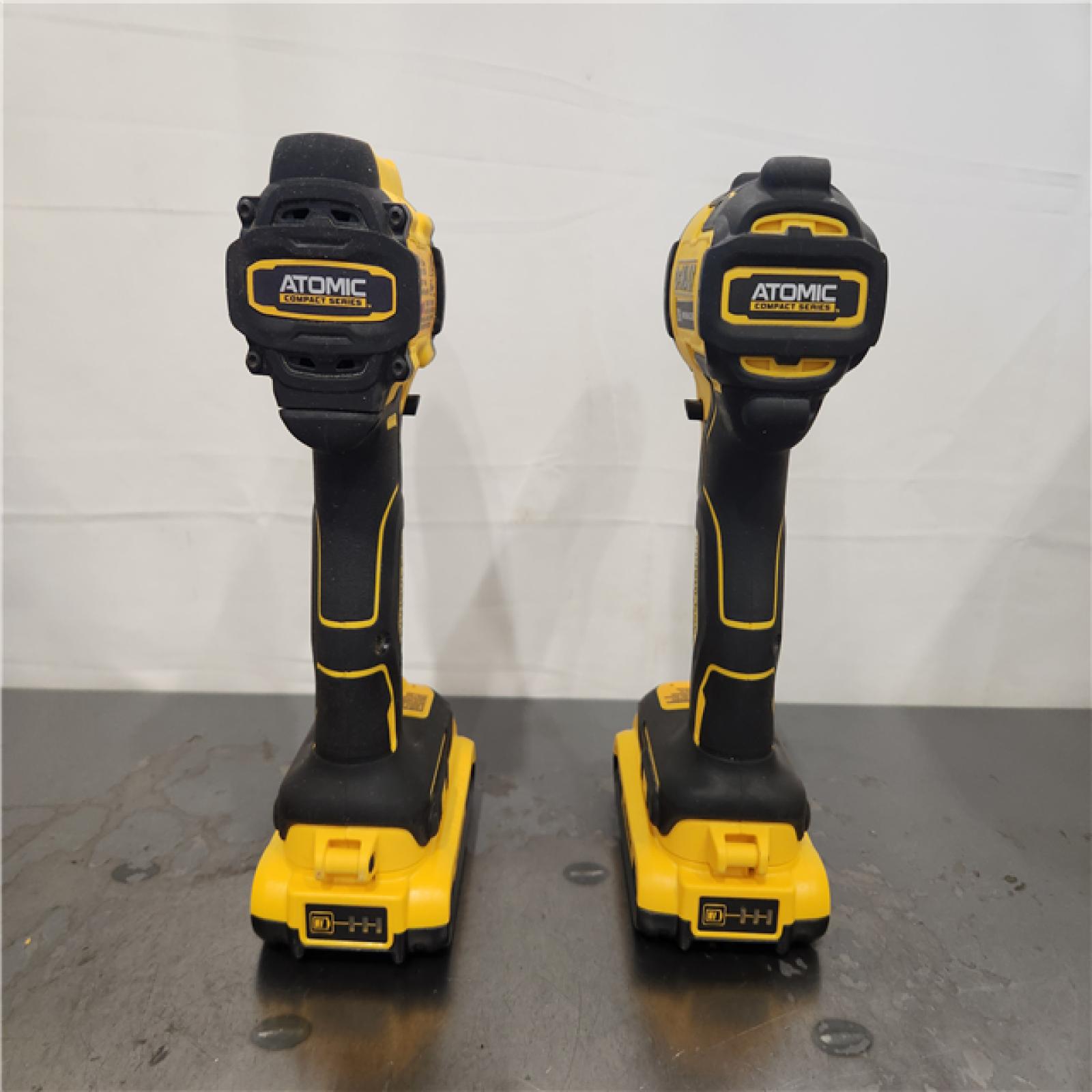 AS-IS- DEWALT ATOMIC 20-Volt MAX Lithium-Ion Cordless Combo Kit