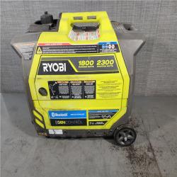 HOUSTON LOCATION - AS-IS RYOBI 2,300-Watt Recoil Start Bluetooth Super Quiet Gasoline Powered Digital Inverter Generator with CO Shutdown Sensor