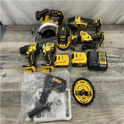AS-IS DEWALT 20-Volt MAX ToughSystem Lithium-Ion 6-Tool Cordless Combo Kit