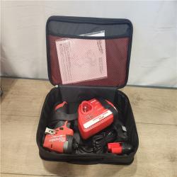 AS-IS- Milwaukee  FUEL 12-Volt Lithium-Ion Brushless Cordless 1/4 in. Hex Impact Driver Compact Kit