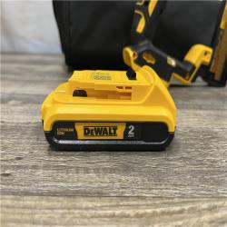 AS-IS DEWALT 20V MAX XR Lithium-Ion Cordless 18-Gauge Narrow Crown Stapler Kit