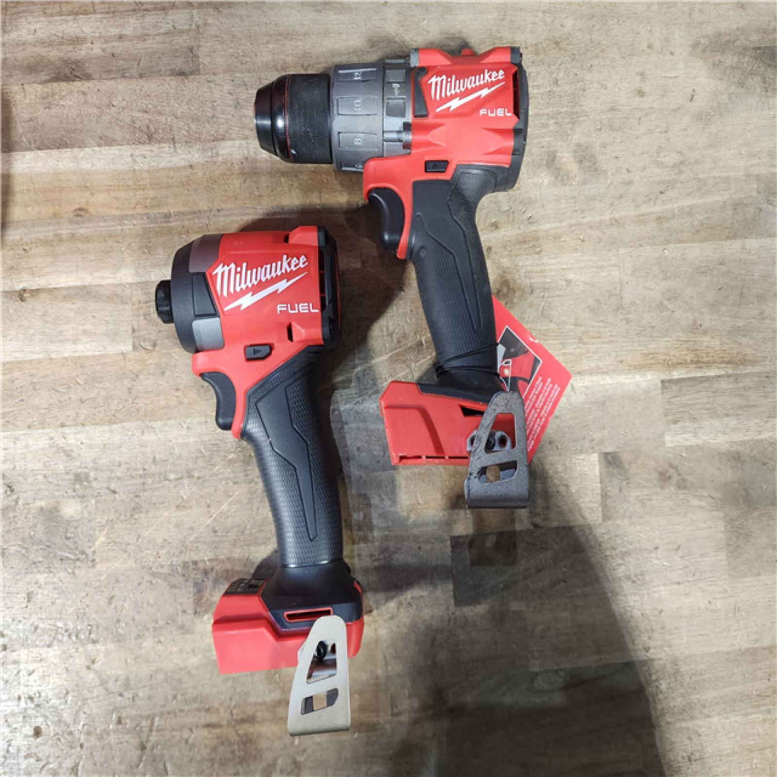 HOUSTON LOCATION - AS-IS (APPEARS LIKE NEW) MILWAUKEE FUEL 18V Lithium-Ion Brushless Cordless Hammer Drill and Impact Driver Combo Kit