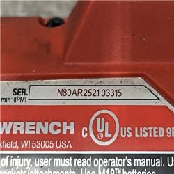 AS-IS Milwaukee FUEL 18V Lithium-Ion Brushless Cordless 1/2 in. Impact Wrench with Friction Ring (Tool-Only)