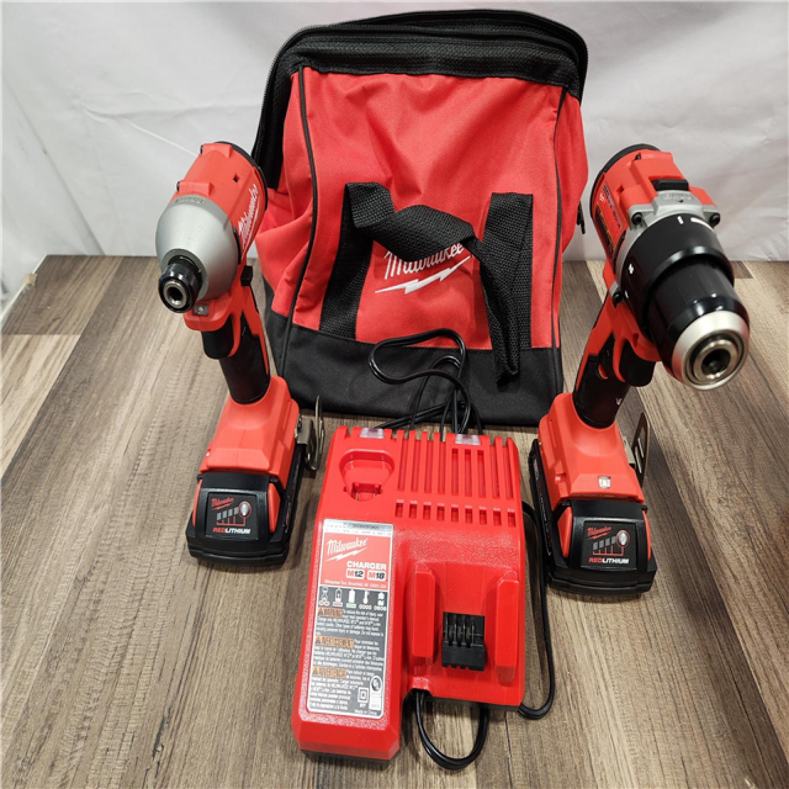 AS-IS - Milwaukee M18 Compact Brushless 2-Tool Combo Kit