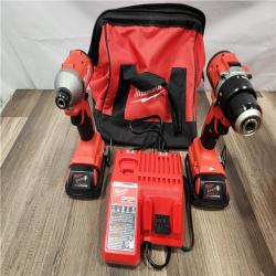 AS-IS - Milwaukee M18 Compact Brushless 2-Tool Combo Kit