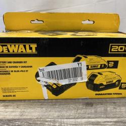NEW - DEWALT 20V MAX Lithium-Ion Battery Kit with 5.0Ah and 2.0Ah Battery and Charger