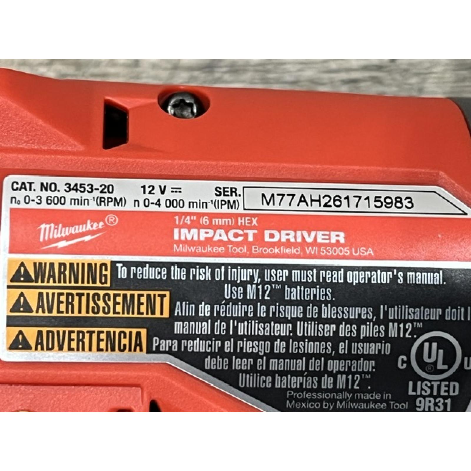 AS-IS Milwaukee FUEL 12-Volt Lithium-Ion Brushless Cordless Hammer Drill and Impact Driver Combo Kit