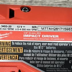 AS-IS Milwaukee FUEL 12-Volt Lithium-Ion Brushless Cordless Hammer Drill and Impact Driver Combo Kit