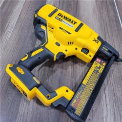 GOOD  DeWalt 20V MAX XR Lithium-Ion Electric Cordless 18-Gauge Brad Nailer (Tool Only)