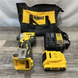 AS-IS DEWALT Atomic 20V Max Lithium-Ion Brushless Cordless Compact 1/4 in. Impact Driver Kit