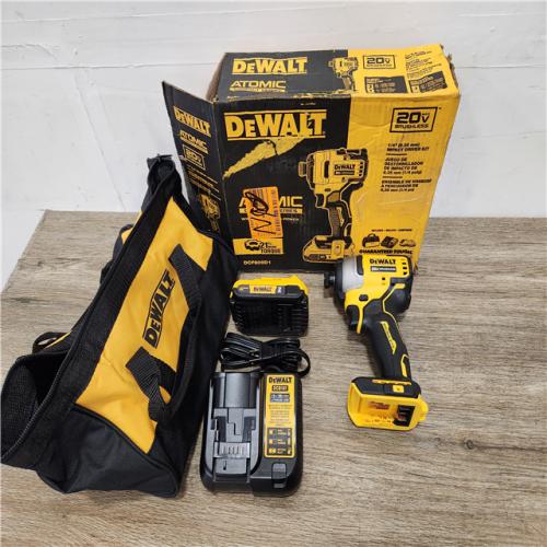 Phoenix Location NEW DEWALT ATOMIC 20V Max Lithium-Ion Brushless Cordless Compact 1/4 in. Impact Driver Kit with 2.0Ah Battery, Charger and Bag