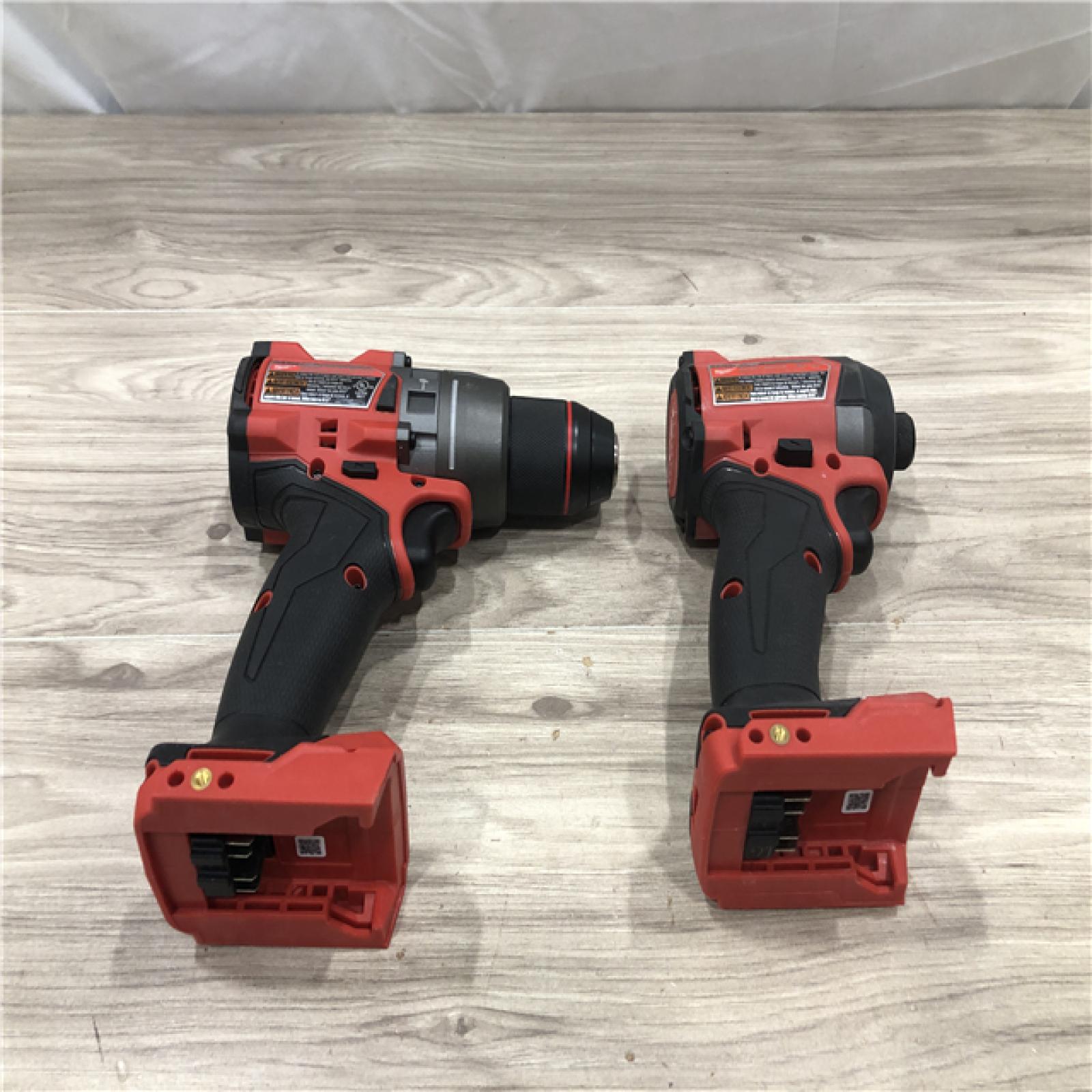 AS-IS Milwaukee M18 FUEL 18V Lithium-Ion Cordless Hammer Drill and Impact Driver Combo Kit