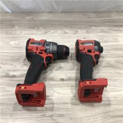 AS-IS Milwaukee M18 FUEL 18V Lithium-Ion Cordless Hammer Drill and Impact Driver Combo Kit
