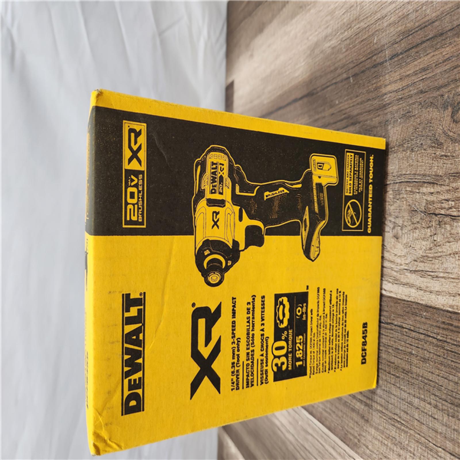 NEW! DEWALT 20-Volt Maximum XR Cordless Brushless 1/4 in. 3-Speed Impact Driver (Tool-Only)