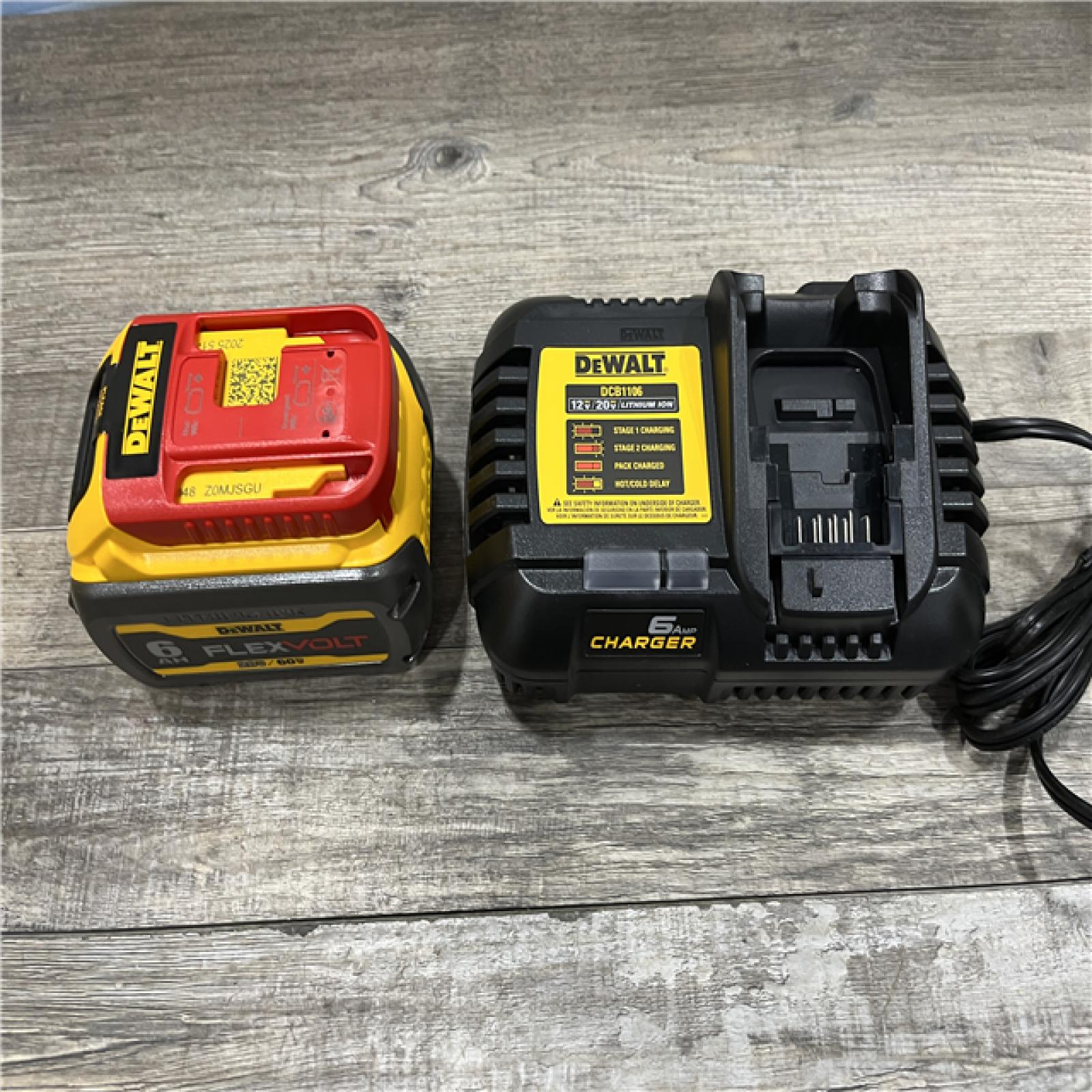AS-IS DEWALT FLEXVOLT 20V/60V MAX Lithium-Ion 6.0Ah Battery Pack Kit