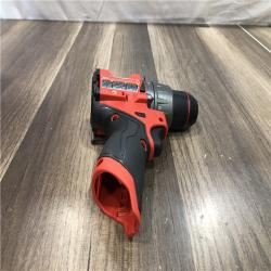 AS-IS Milwaukee FUEL 12V Lithium-Ion Brushless Cordless 1/2 in. Hammer Drill (Tool-Only)