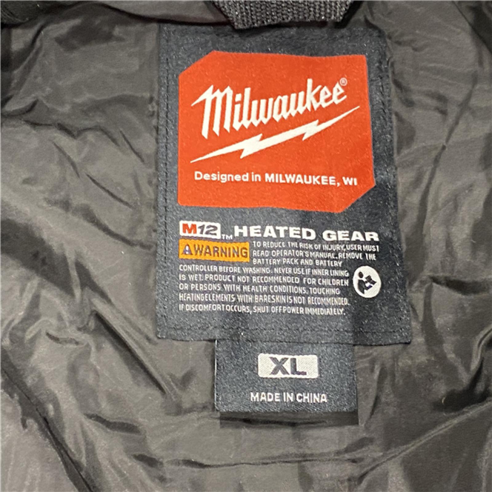 AS-IS Milwaukee Men's X-Large 12-Volt Lithium-Ion Cordless Axis Black Heated Vest Kit