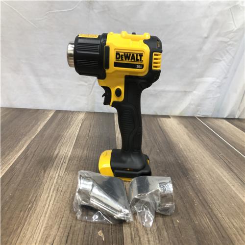 AS-IS DEWALT 20V MAX Cordless Compact Heat Gun with Flat and Hook Nozzle Attachments