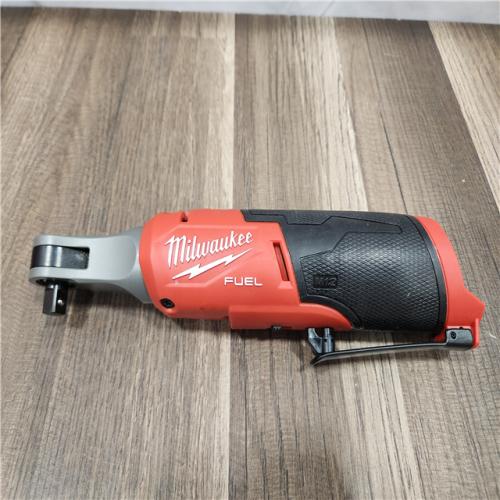 AS-IS- Milwaukee M12 FUEL Brushless Lithium-Ion 3/8 in. Cordless High Speed Ratchet (Tool Only)