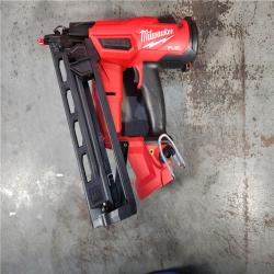 HOUSTON LOCATION - AS-IS (APPEARS LIKE NEW) Milwaukee 2841-20 18V Cordless Gen II 16 Gauge Angled Finish Nailer (Tool Only)