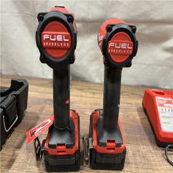 AS-IS Milwaukee M18 FUEL 18V Lithium-Ion Brushless Cordless Hammer Drill and Impact Driver Combo Kit (2-Tool) with 2 Batteries