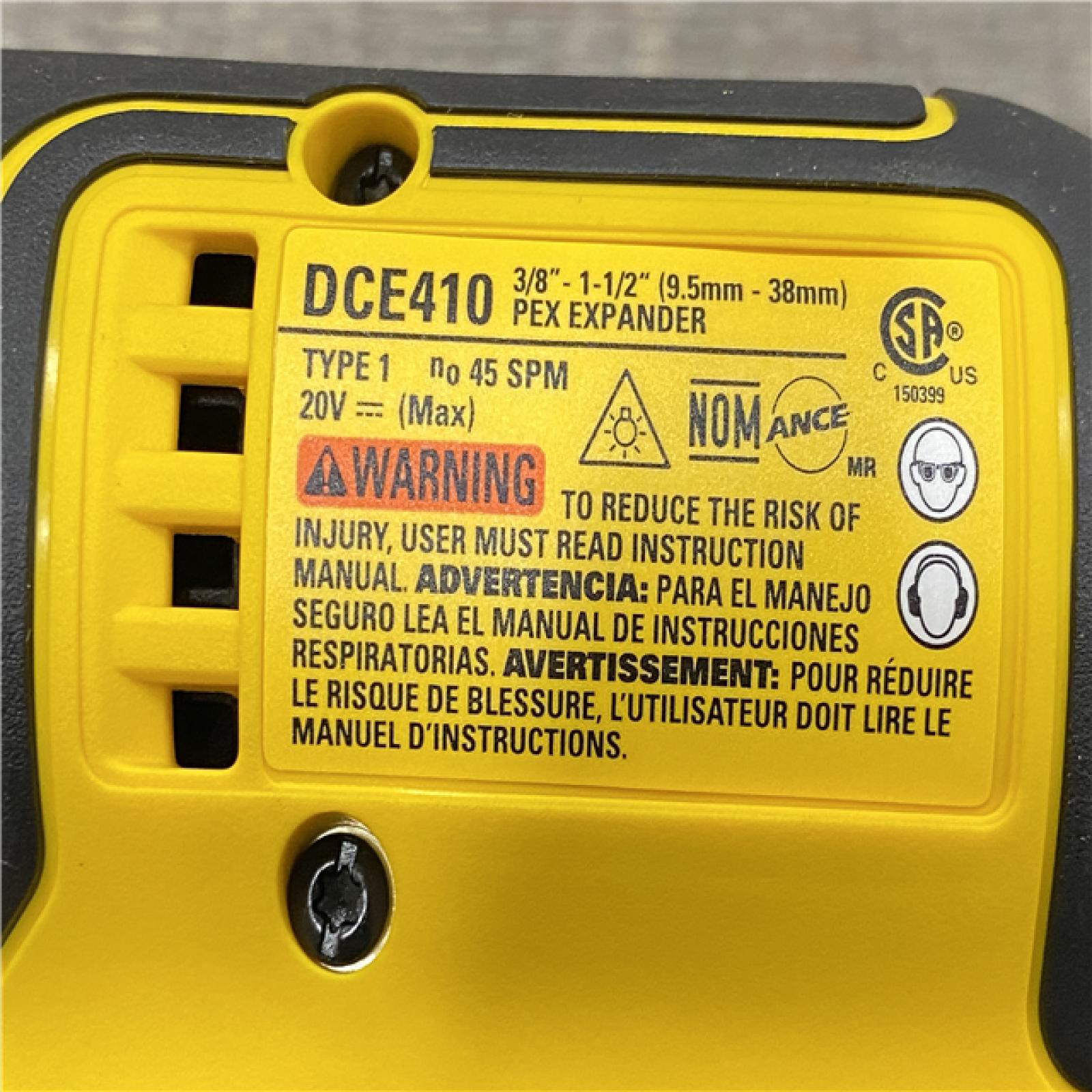 LIKE NEW - DEWALT 20-Volt MAX 1-1/2 in. PEX Expander (Tool-Only)