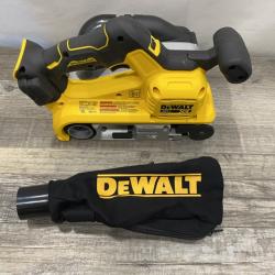 AS-IS DEWALT 20V MAX* XR Brushless Cordless Belt Sander (Tool-Only)