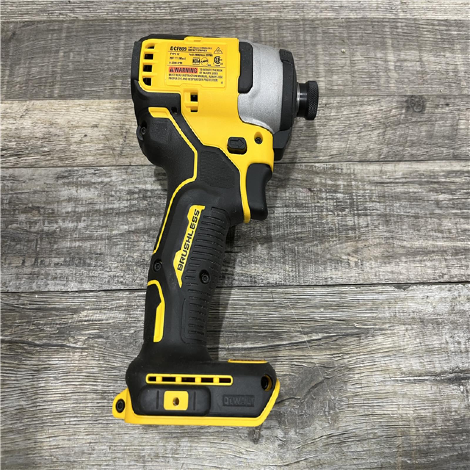 AS-IS DEWALT Atomic 20V Max Lithium-Ion Brushless Cordless Compact 1/4 in. Impact Driver Kit