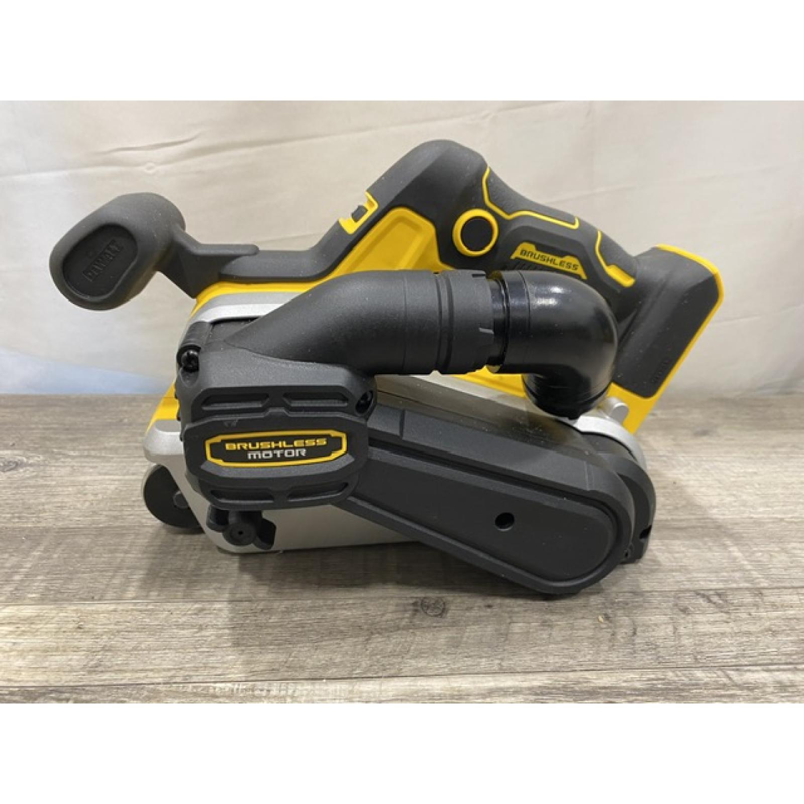 AS-IS DEWALT 20V MAX* XR Brushless Cordless Belt Sander (Tool-Only)
