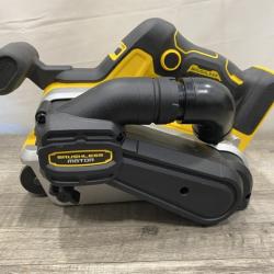 AS-IS DEWALT 20V MAX* XR Brushless Cordless Belt Sander (Tool-Only)