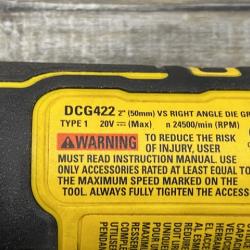 AS-IS DEWALT Atomic 20V MAX Cordless Right Angle Die Grinder (Tool Only)