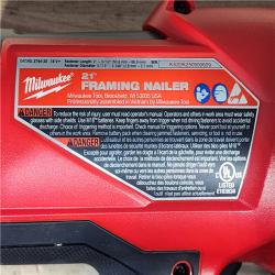 HOUSTON LOCATION - AS-IS (APPEARS LIKE NEW) Milwaukee FUEL 3-1/2 in. 18-Volt 21-Degree Lithium-Ion Brushless Cordless Framing Nailer (Tool-Only)