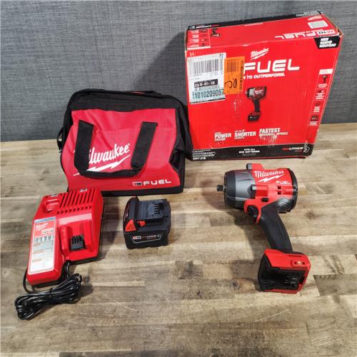 HOUSTON LOCATION - AS-IS (APPEARS LIKE NEW) Milwaukee M18 1/2 in. Cordless Brushless High Torque Impact Wrench Kit (Battery & Charger)