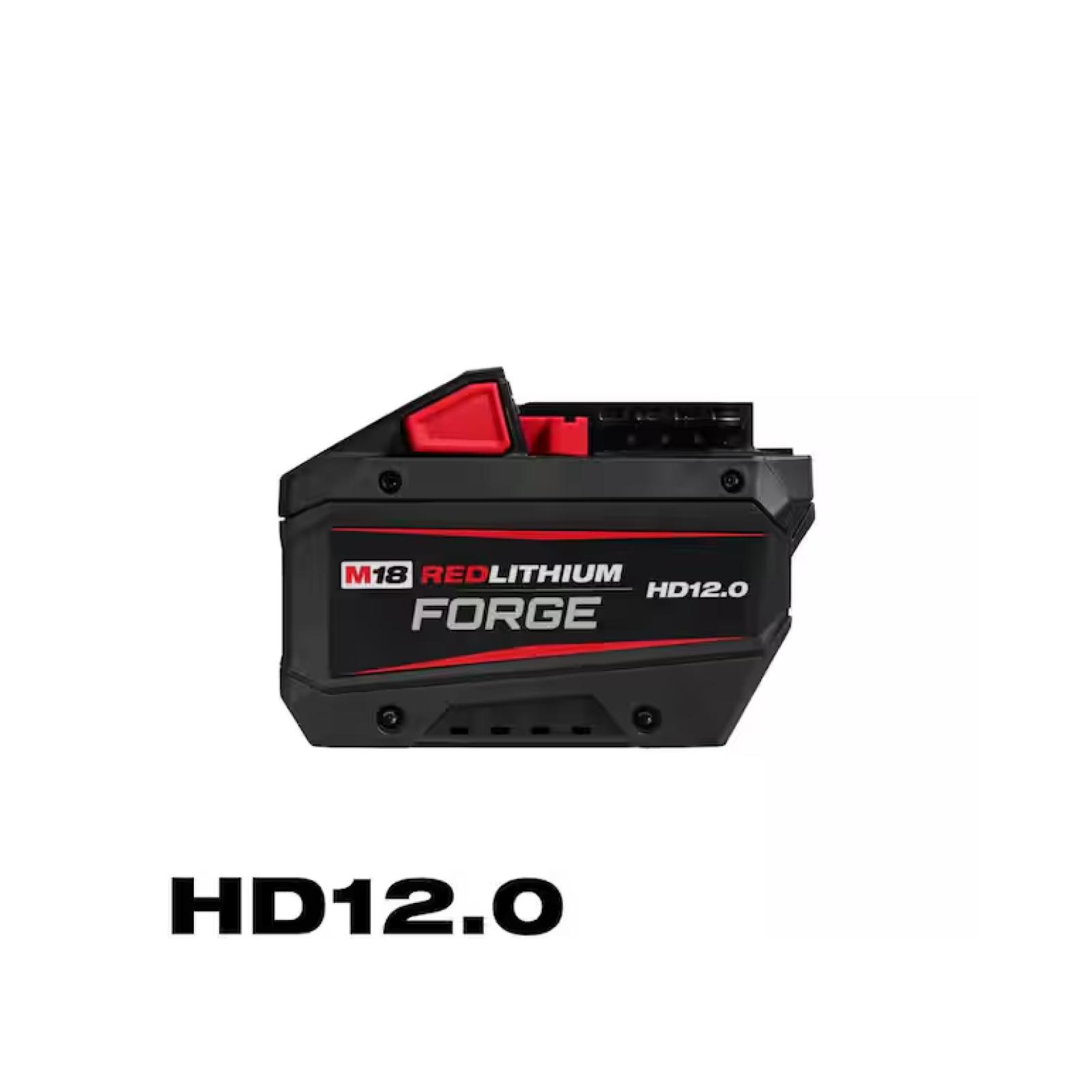 NEW! - Milwaukee M18 18V Lithium-Ion REDLITHIUM FORGE HD 12.0 Ah Battery Pack