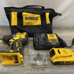 AS-IS DEWALT Atomic 20V Lithium-Ion Cordless Compact 1/2 in. Drill/Driver Kit