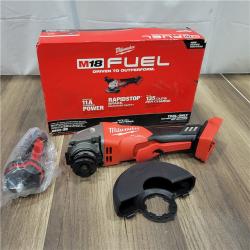AS-IS Milwaukee 2880-20 M18 FUEL 18-Volt Lithium-Ion Brushless Cordless 4-1/2 in./5 in. Grinder W/Paddle Switch (Tool-Only)