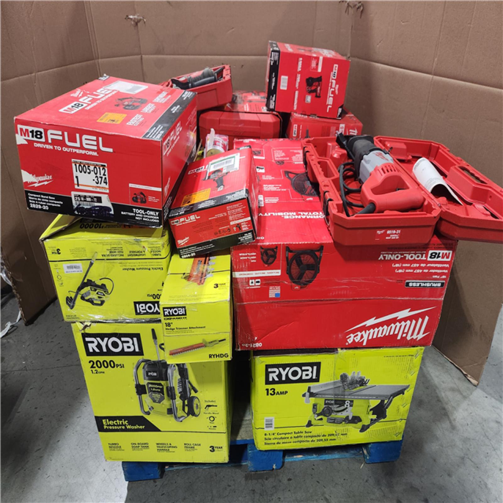 CALIFORNIA AS-IS TOOL PALLET